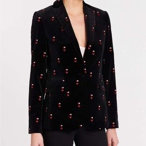 Frame Denim Velvet Heart Classic Blazer